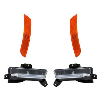 Replacement - 4-Piece Kit (Driver and Passenger Side Daytime Running Lights, Driver and Passenger Side Marker Lights) (Standard Line)