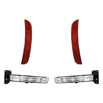 Replacement - 4-Piece Kit (Driver and Passenger Side Fog Lights, Driver and Passenger Side Marker Lights) (Standard Line)