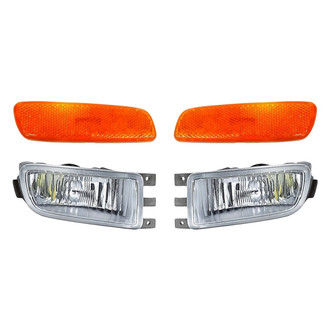 Replacement - 4-Piece Kit (Driver and Passenger Side Fog Lights, Driver and Passenger Side Marker Lens and Housings) (Standard Line)