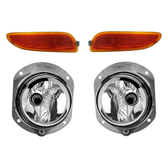 Replacement - 4-Piece Kit (Driver and Passenger Side Fog Lights, Driver and Passenger Side Marker Lights) (Standard Line)