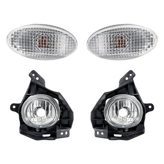 Replacement - 4-Piece Kit (Driver and Passenger Side Fog Lights, Driver and Passenger Side Marker Lights) (Standard Line)