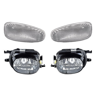 Replacement - 4-Piece Kit (Driver and Passenger Side Fog Lights, Driver and Passenger Side Marker Lights) (Standard Line)