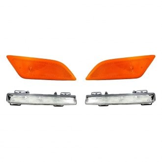 Replacement - 4-Piece Kit (Driver and Passenger Side Daytime Running Lights, Driver and Passenger Side Marker Lights) (Standard Line)
