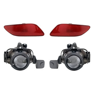 Replacement - 4-Piece Kit (Driver and Passenger Side Fog Lights, Driver and Passenger Side Rear Marker Lights) (Standard Line)