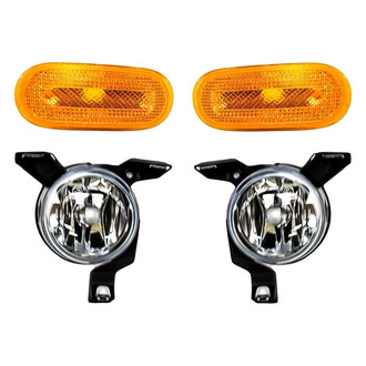 Replacement - 4-Piece Kit (Driver and Passenger Side Fog Lights, Driver and Passenger Side Marker Lights) (Standard Line)