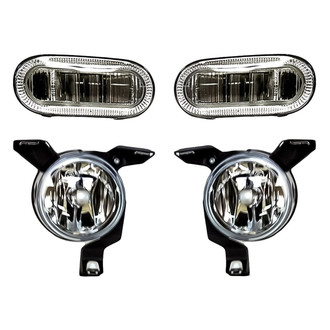 Replacement - 4-Piece Kit (Driver and Passenger Side Fog Lights, Driver and Passenger Side Marker Lights) (Standard Line)