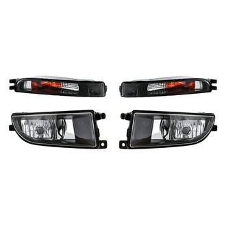 Replacement - 4-Piece Kit (Driver and Passenger Side Fog Lights, Driver and Passenger Side Turn Signal/Parking Lights) (Standard Line)