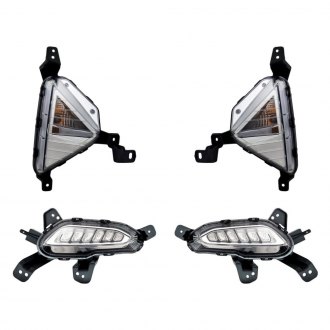 Replacement - 4-Piece Kit (Driver and Passenger Side Daytime Running Lights, Driver and Passenger Side Turn Signal Lights) (Standard Line)