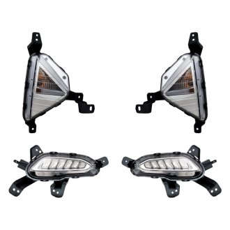 Replacement - 4-Piece Kit (Driver and Passenger Side Daytime Running Lights, Driver and Passenger Side Turn Signal Lights) (Standard Line)