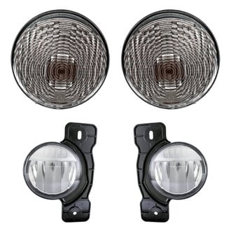 Replacement - 4-Piece Kit (Driver and Passenger Side Fog Lights, Driver and Passenger Side Turn Signal/Parking Lights) (Standard Line)