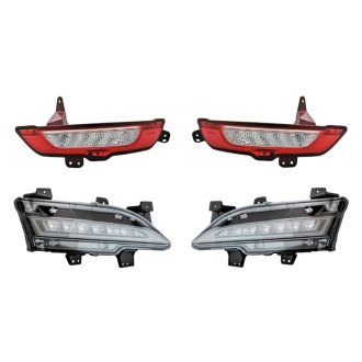 Replacement - 4-Piece Kit (Driver and Passenger Side Daytime Running Lights, Driver and Passenger Side Rear Marker Lights) (Standard Line)