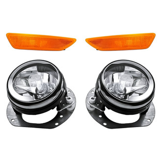 Replacement - 4-Piece Kit (Driver and Passenger Side Fog Lights, Driver and Passenger Side Marker Lights) (Standard Line)