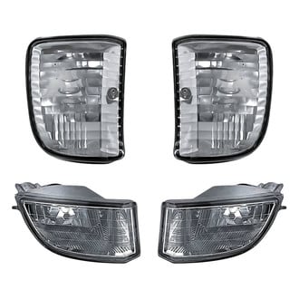 Replacement BNDL-283389 - 4-Piece Kit (Driver and Passenger Side Fog Lights Lens and Housing, Driver and Passenger Side Turn Signal/Parking Lights) (Standard Line)