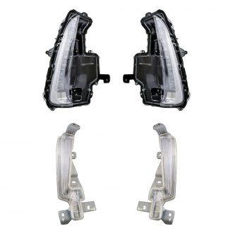 Replacement - 4-Piece Kit (Driver and Passenger Side Daytime Running Lights, Driver and Passenger Side Turn Signal/Parking Lights) (Standard Line)