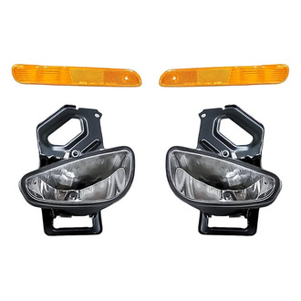 Replacement - 4-Piece Kit (Driver and Passenger Side Fog Lights, Driver and Passenger Side Marker Lights) (Standard Line)
