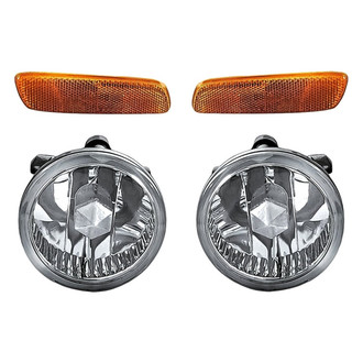 Replacement - 4-Piece Kit (Driver and Passenger Side Fog Lights, Driver and Passenger Side Marker Lights) (Standard Line)