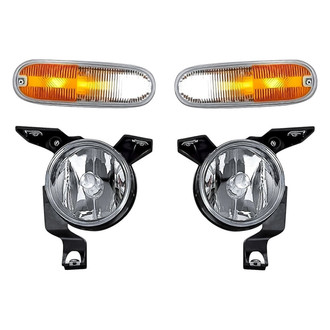 Replacement - 4-Piece Kit (Driver and Passenger Side Fog Lights, Driver and Passenger Side Turn Signal/Parking Lights) (Standard Line)