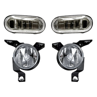 Replacement - 4-Piece Kit (Driver and Passenger Side Fog Lights, Driver and Passenger Side Marker Lights) (Standard Line)