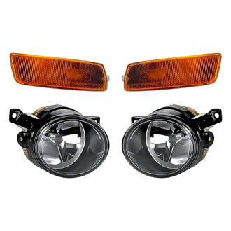 Replacement - 4-Piece Kit (Driver and Passenger Side Fog Lights, Driver and Passenger Side Marker Lights) (Standard Line)