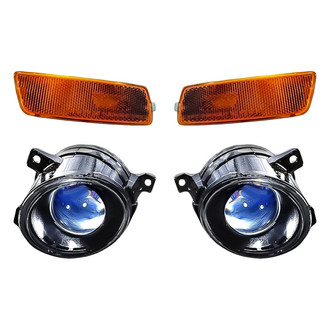 Replacement - 4-Piece Kit (Driver and Passenger Side Fog Lights, Driver and Passenger Side Marker Lights) (Standard Line)