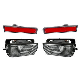 Replacement - 4-Piece Kit (Driver and Passenger Side Fog Lights, Driver and Passenger Side Rear Marker Lights) (Standard Line)
