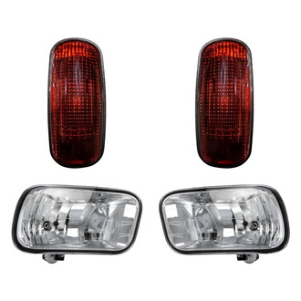 Replacement - 4-Piece Kit (Driver and Passenger Side Fog Lights, Driver and Passenger Side Rear Marker Lights) (Standard Line)