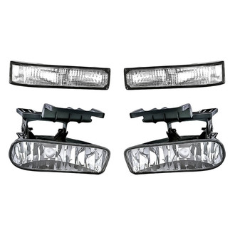 Replacement - 4-Piece Kit (Driver and Passenger Side Fog Lights, Driver and Passenger Side Turn Signal/Parking Lights Lens and Housing) (Standard Line)