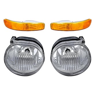 Replacement - 4-Piece Kit (Driver and Passenger Side Fog Lights, Driver and Passenger Side Turn Signal/Parking Lights) (Standard Line)