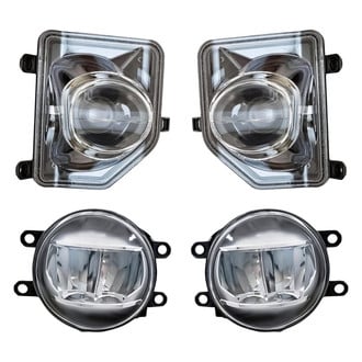 Replacement - 4-Piece Kit (Driver and Passenger Side Fog Lights, Driver and Passenger Side Cornering Lights) (Standard Line)