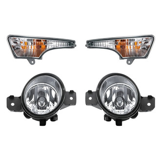 Replacement - 4-Piece Kit (Driver and Passenger Side Fog Lights, Driver and Passenger Side Turn Signal/Parking Lights) (Standard Line)