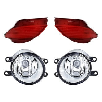 Replacement - 4-Piece Kit (Driver and Passenger Side Fog Lights, Driver and Passenger Side Rear Marker Lights)