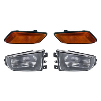 Replacement - 4-Piece Kit (Driver and Passenger Side Fog Lights, Driver and Passenger Side Marker Lights) (Standard Line)