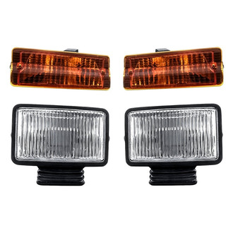 Replacement - 4-Piece Kit (Driver and Passenger Side Fog Lights, Driver and Passenger Side Parking Lights) (Standard Line)