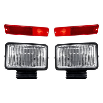 Replacement - 4-Piece Kit (Driver and Passenger Side Fog Lights, Driver and Passenger Side Rear Marker Lights) (Standard Line)