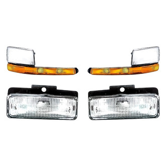 Replacement - 4-Piece Kit (Driver and Passenger Side Fog Lights, Driver and Passenger Side Turn Signal/Parking Lights) (Standard Line)