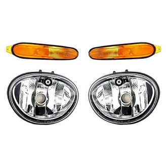 Replacement - 4-Piece Kit (Driver and Passenger Side Fog Lights, Driver and Passenger Side Turn Signal/Parking Lights) (Standard Line)