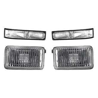 Replacement - 4-Piece Kit (Driver and Passenger Side Fog Lights, Driver and Passenger Side Turn Signal/Parking Lights Lens and Housing) (Standard Line)