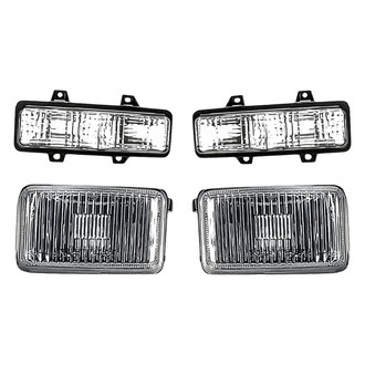 Replacement - 4-Piece Kit (Driver and Passenger Side Fog Lights, Driver and Passenger Side Turn Signal/Parking Lights) (Standard Line)