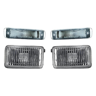 Replacement - 4-Piece Kit (Driver and Passenger Side Fog Lights, Driver and Passenger Side Turn Signal/Parking Lights) (Standard Line)