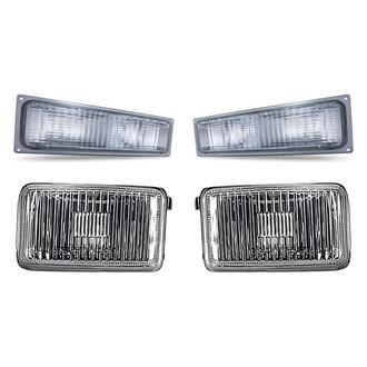 Replacement - 4-Piece Kit (Driver and Passenger Side Fog Lights, Driver and Passenger Side Turn Signal/Parking Lights) (Standard Line)