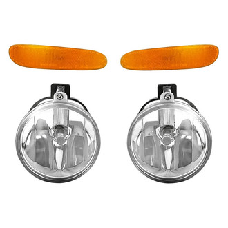Replacement - 4-Piece Kit (Driver and Passenger Side Fog Lights, Driver and Passenger Side Marker Lights) (Standard Line)