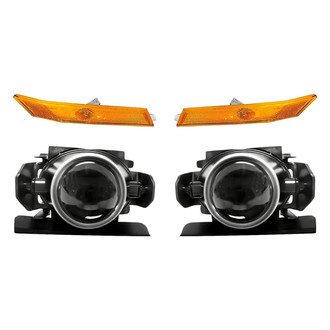Replacement - 4-Piece Kit (Driver and Passenger Side Fog Lights, Driver and Passenger Side Marker Lights) (Standard Line)