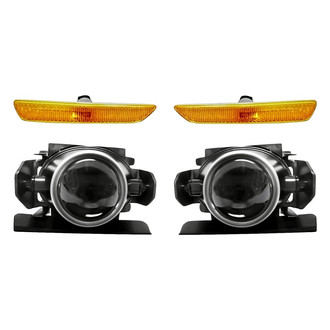 Replacement - 4-Piece Kit (Driver and Passenger Side Fog Lights, Driver and Passenger Side Marker Lights) (Standard Line)