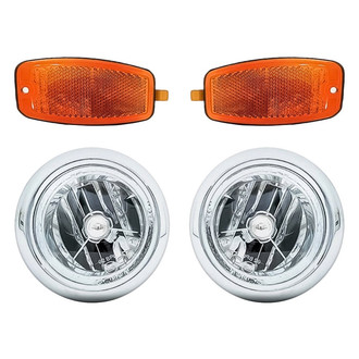 Replacement - 4-Piece Kit (Driver and Passenger Side Fog Lights, Driver and Passenger Side Marker Lights) (Standard Line)