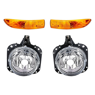 Replacement BNDL-283692 - 4-Piece Kit (Driver and Passenger Side Fog Lights, Driver and Passenger Side Turn Signal/Parking Lights) (Standard Line)