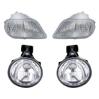 Replacement - 4-Piece Kit (Driver and Passenger Side Fog Lights, Driver and Passenger Side Turn Signal/Parking Lights) (Standard Line)