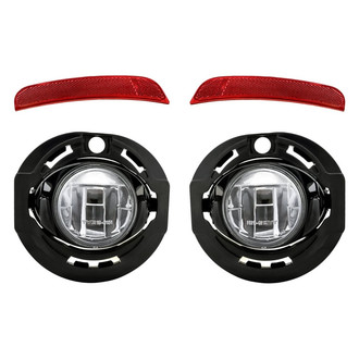 Replacement - 4-Piece Kit (Driver and Passenger Side Fog Lights, Driver and Passenger Side Rear Marker Lights) (Standard Line)