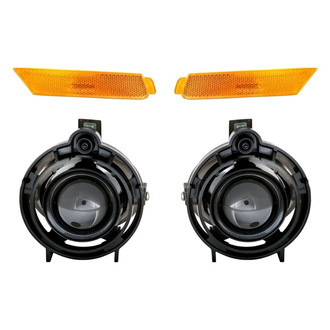 Replacement - 4-Piece Kit (Driver and Passenger Side Fog Lights, Driver and Passenger Side Marker Lights) (Standard Line)