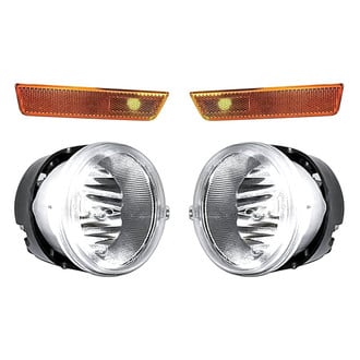 Replacement - 4-Piece Kit (Driver and Passenger Side Fog Lights, Driver and Passenger Side Marker Lights) (Standard Line)