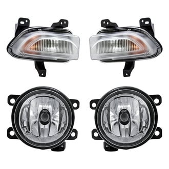 Replacement - 4-Piece Kit (Driver and Passenger Side Fog Lights, Driver and Passenger Side Turn Signal/Parking Lights) (Standard Line)